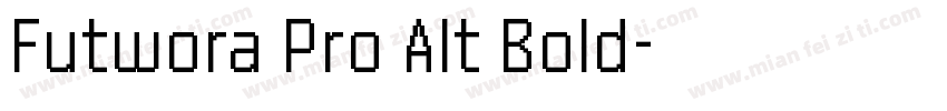 Futwora Pro Alt Bold字体转换